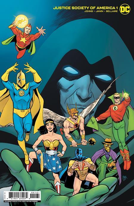JUSTICE SOCIETY OF AMERICA (2022) #1 CVR E INC 1:50 STEVE LIEBER FOIL CARD STOCK VAR