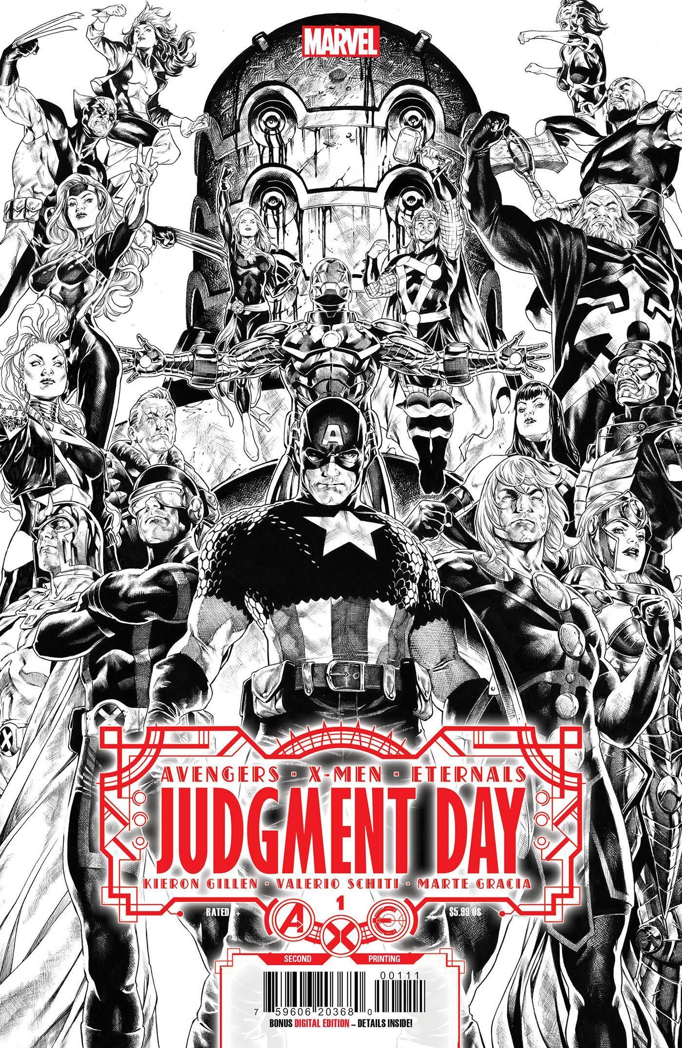 AXE JUDGMENT DAY #1 2ND PTG BROOKS VAR - Kings Comics