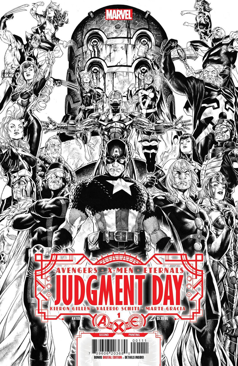 AXE JUDGMENT DAY #1 2ND PTG BROOKS VAR