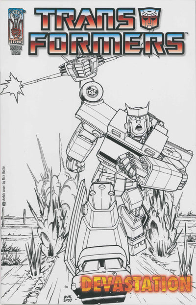 TRANSFORMERS DEVASTATION #3 20 COPY ROCH