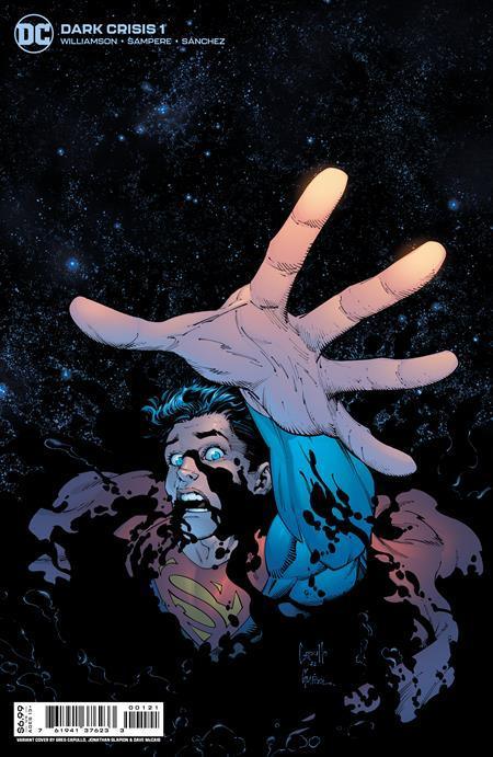 DARK CRISIS #1 CVR B GREG CAPULLO JONATHAN GLAPION DAVE MCCAIG CARD STOCK VAR
