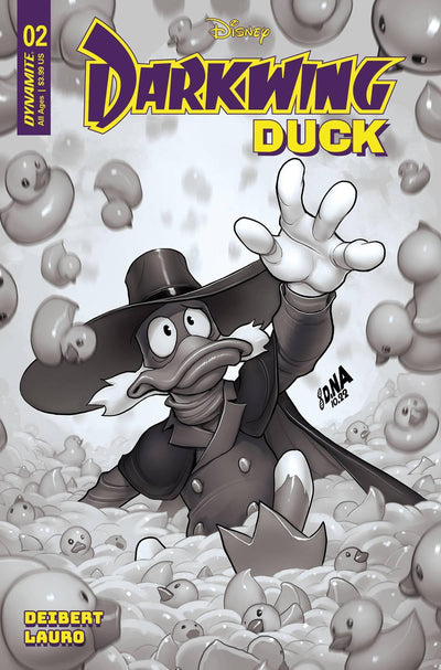 DARKWING DUCK VOL 3 (2023) #2 CVR I 15 COPY INCV NAKAYAMA B&W