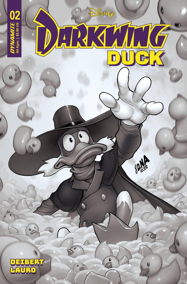 DARKWING DUCK VOL 3 (2023) #2 CVR I 15 COPY INCV NAKAYAMA B&W