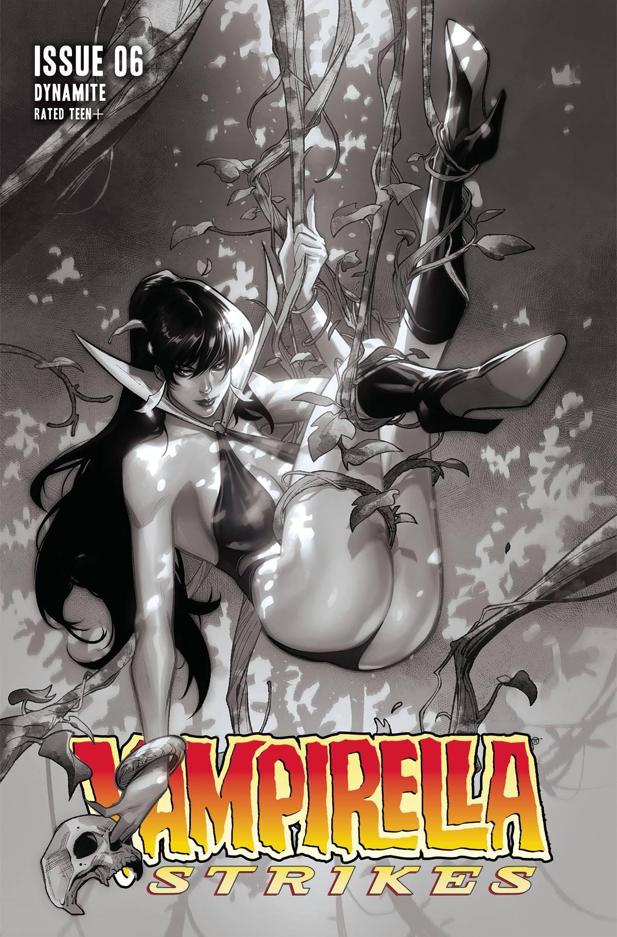 VAMPIRELLA STRIKES VOL 3 #6 CVR H 20 COPY INCV SEGOVIA B&W - Kings Comics