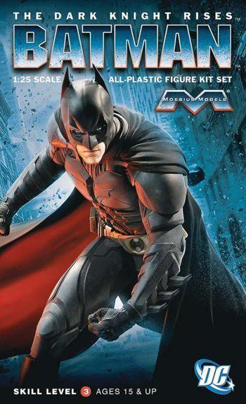 MOEBIUS DARK KNIGHT RISES 1:25 SCALE ALL-PLASTIC FIGURE KIT SET