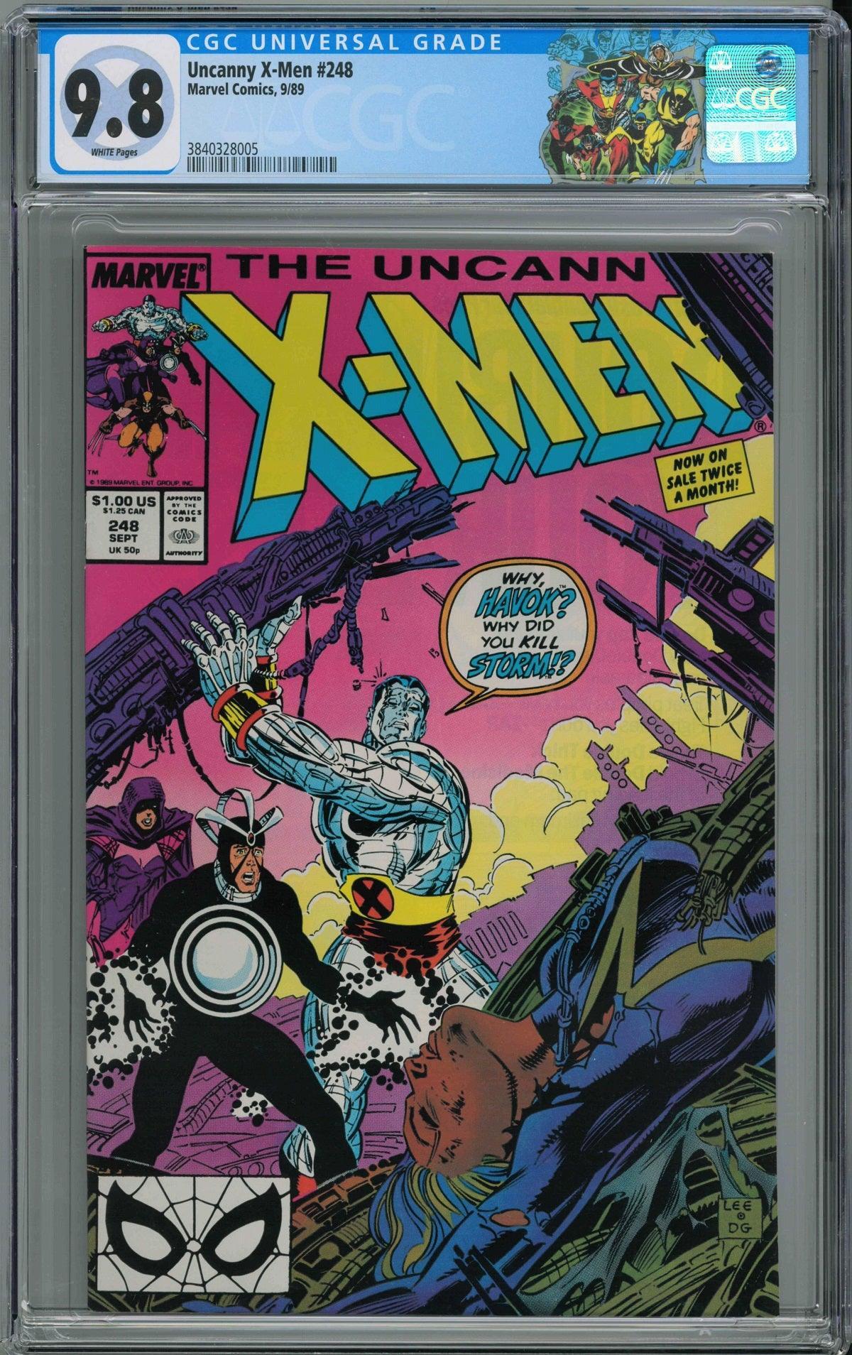 CGC UNCANNY X-MEN (1963) #248 (9.8) - 1ST JIM LEE X-MEN - Kings Comics