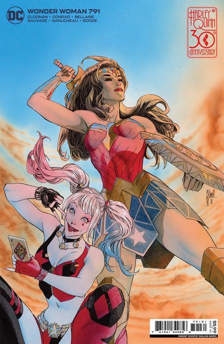 WONDER WOMAN VOL 5 #791 CVR C GUILLEM MARCH HARLEY QUINN 30TH ANNIVERSARY CARD STOCK VAR