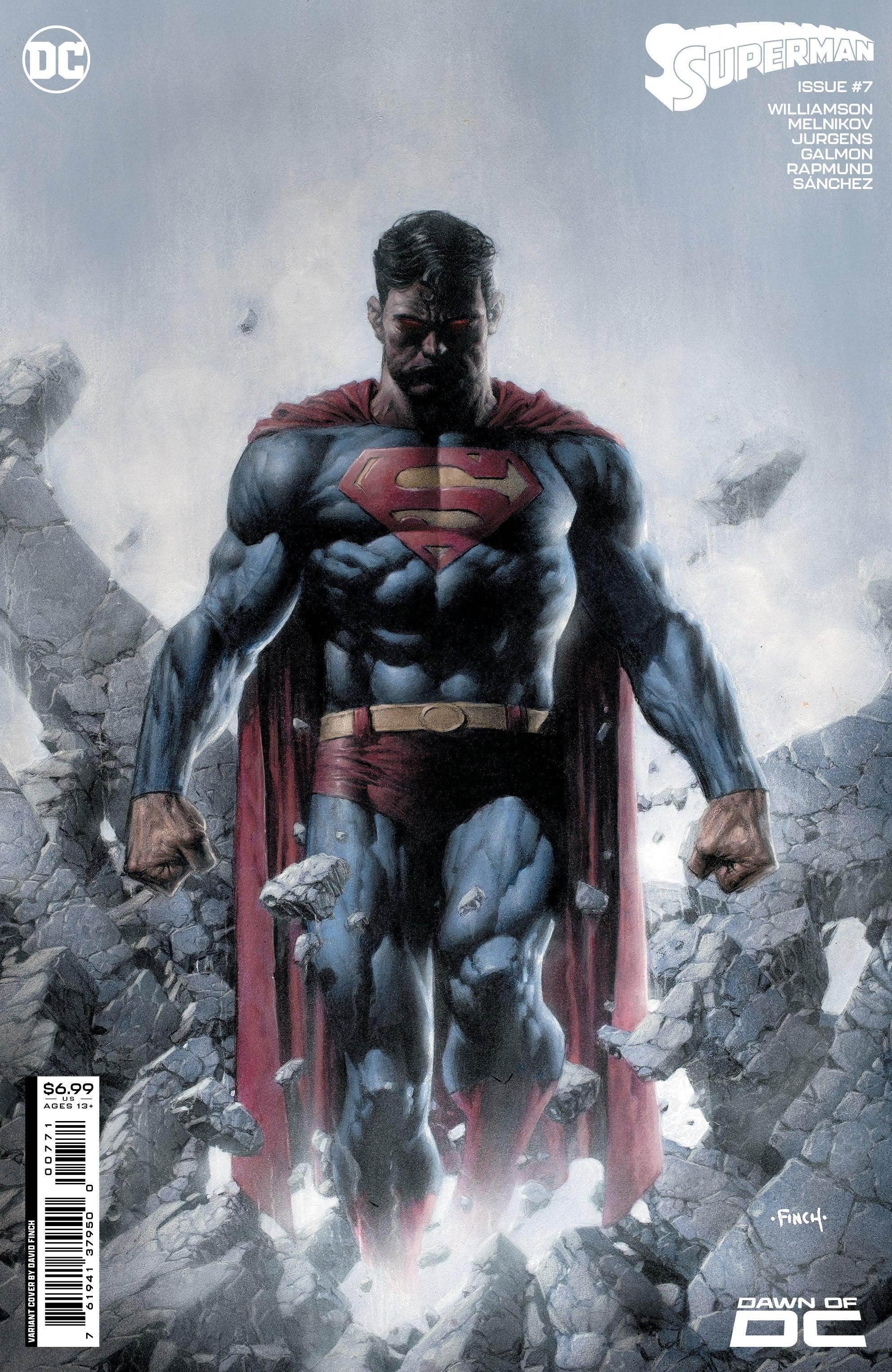 SUPERMAN VOL 7 (2023) #7 CVR E DAVID FINCH CARD STOCK VAR (#850) - Kings Comics