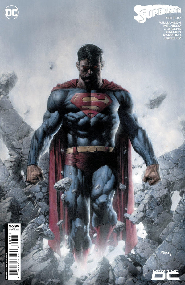 SUPERMAN VOL 7 (2023) #7 CVR E DAVID FINCH CARD STOCK VAR (#850)