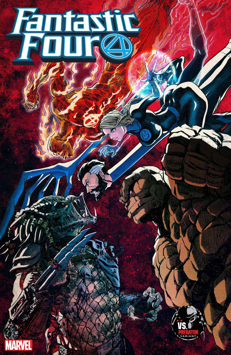 FANTASTIC FOUR VOL 6 (2018) #46 SUPERLOG PREDATOR VAR