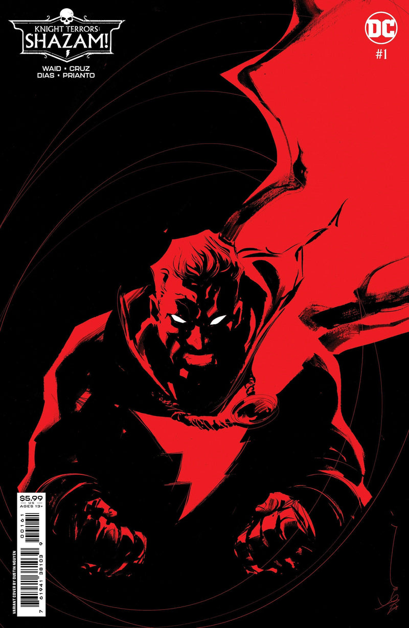 KNIGHT TERRORS SHAZAM (2023) #1 CVR D DUSTIN NGUYEN MIDNIGHT CARD STOCK VAR