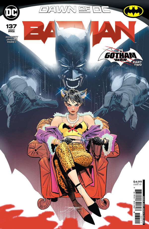 BATMAN (2016) #137 CVR A JORGE JIMENEZ (BATMAN CATWOMAN THE GOTHAM WAR)
