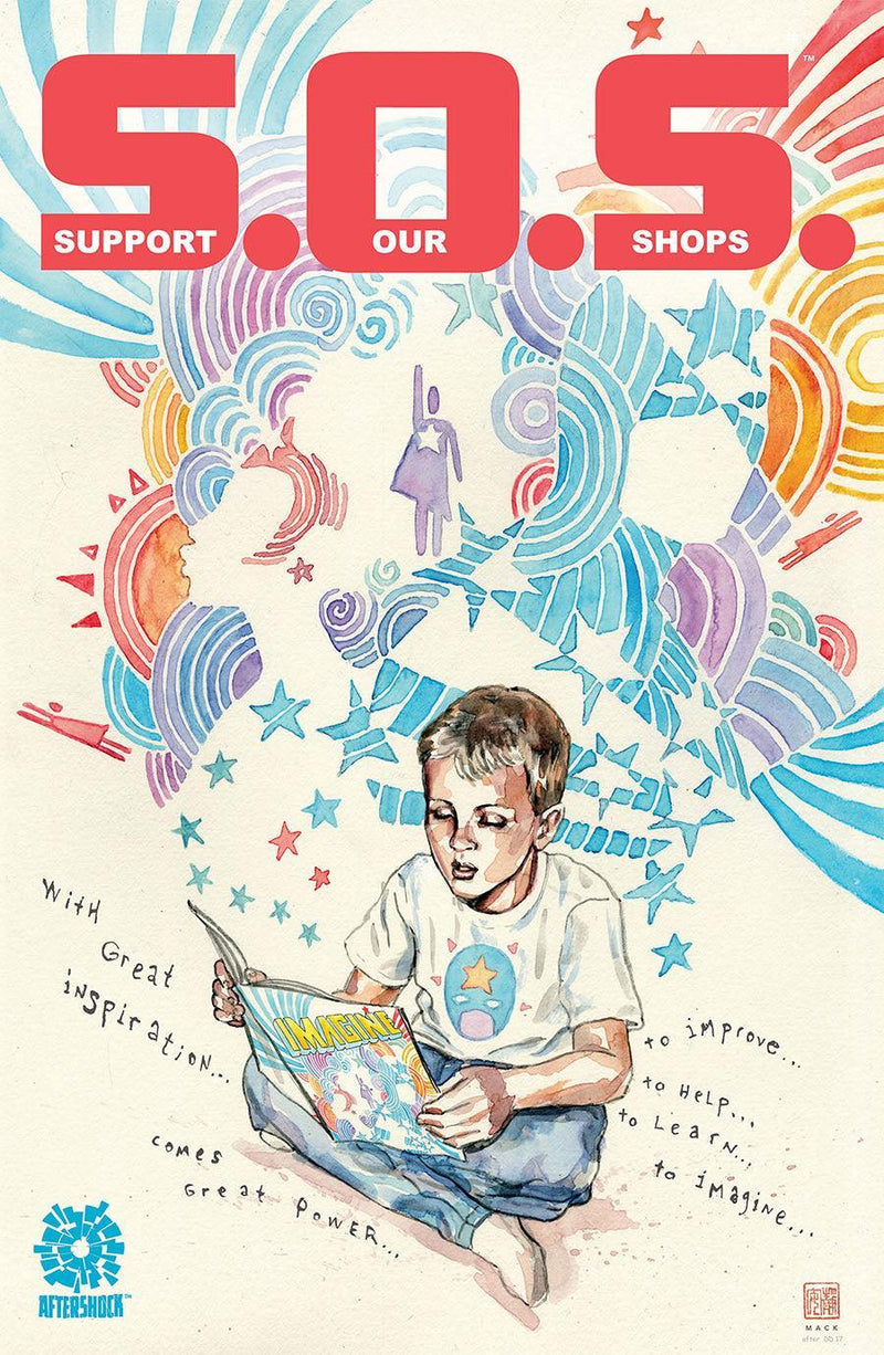 S.O.S SUPPORT OUR SHOPS BENEFIT COMIC