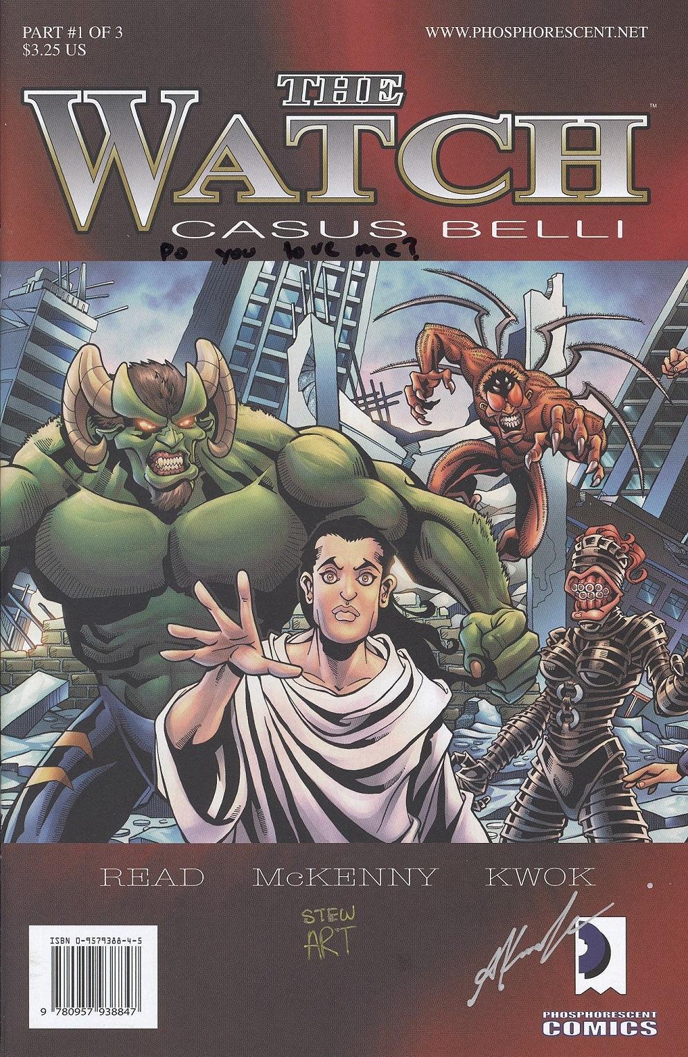 THE WATCH CASUS BELLI #1 - TRIPLE SIGNED - Kings Comics