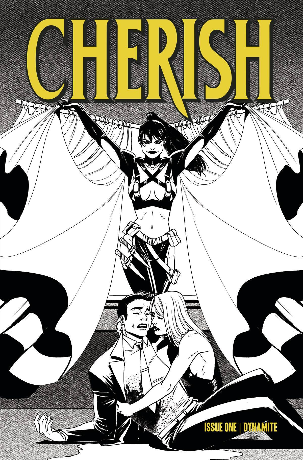 CHERISH #1 CVR O 7 COPY FOC INCV HOWELL HOMAGE B&W - Kings Comics