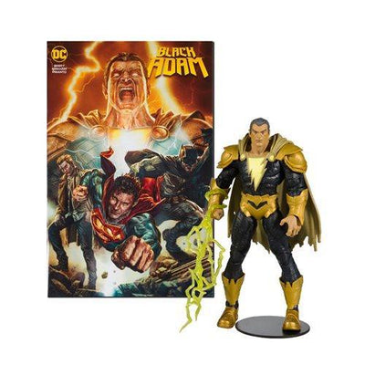 DC DIRECT BLACK ADAM WV1 BLACK ADAM 7IN AF W/COMIC