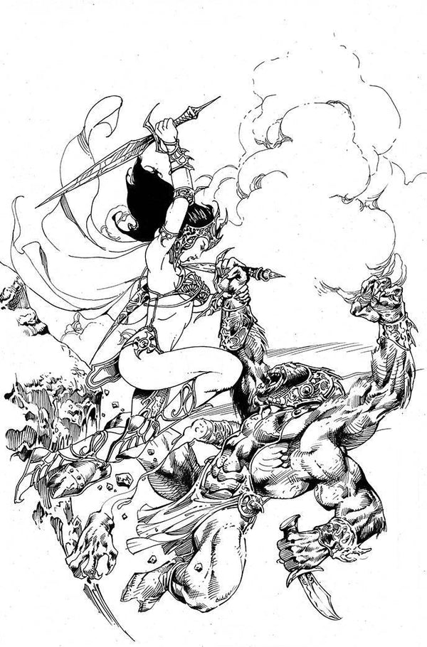 DEJAH THORIS VOL 3 #11 11 COPY CASTRO B&W VIRGIN FOC INCV