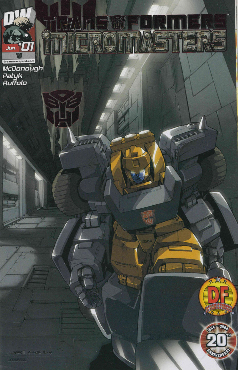 TRANSFORMERS MICROMASTERS #1 DYNAMIC FORCES RED FOIL EDITION