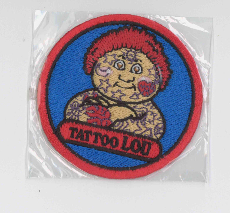 2022 SER 1 GARBAGE PAIL KIDS IRON ON PATCH - TATTOO LOU