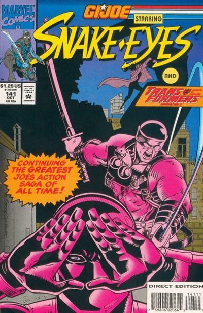 GI JOE A REAL AMERICAN HERO (1982) #141 FEAT NEW TRANSFORMERS
