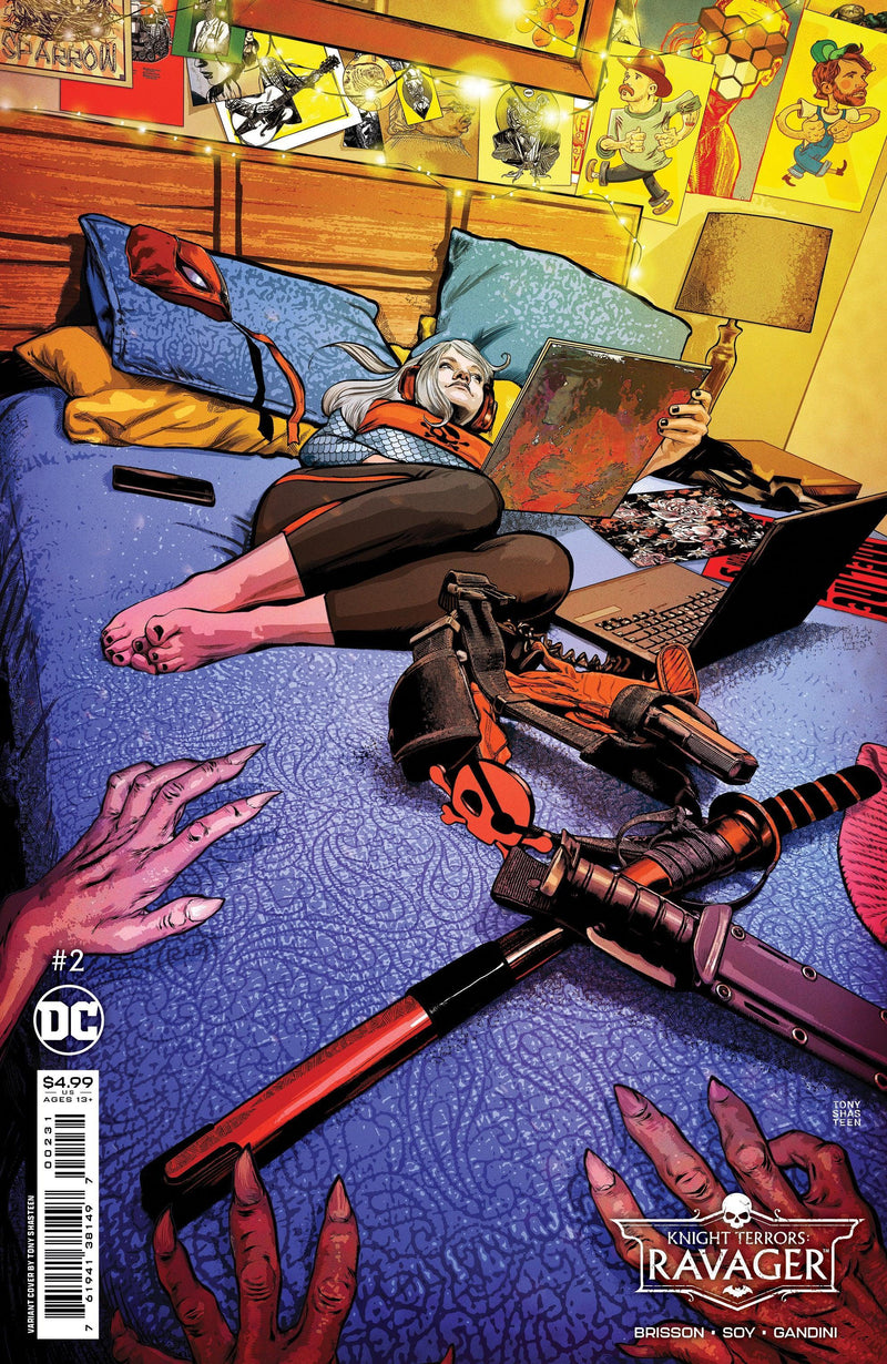 KNIGHT TERRORS RAVAGER (2023) #2 CVR C TONY SHASTEEN CARD STOCK VAR