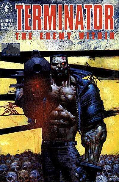 TERMINATOR THE ENEMY WITHIN (1991) - SET OF FOUR