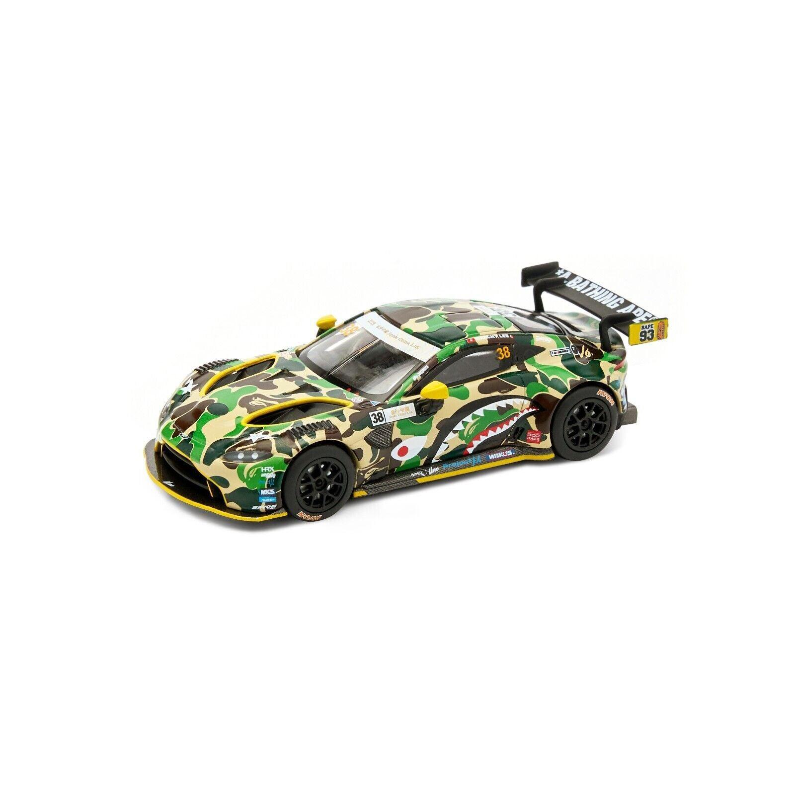 POP RACE 1/64 BATHING APE ASTON MARTIN GT3 BAPE CAMO SET - Kings Comics