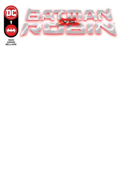 BATMAN VS ROBIN #1 CVR F BLANK CARD STOCK VAR