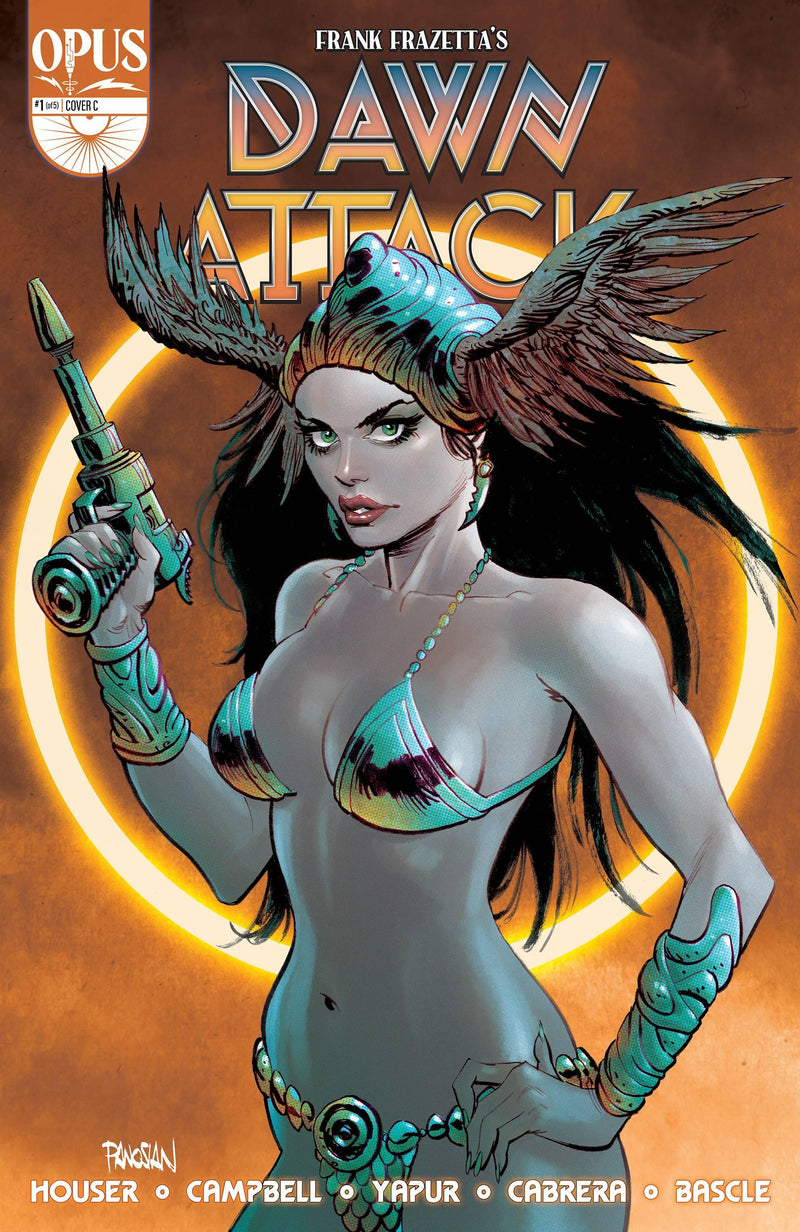 FRANK FRAZETTAS DAWN ATTACK #1 CVR C 5 COPY INCV PANOSIAN