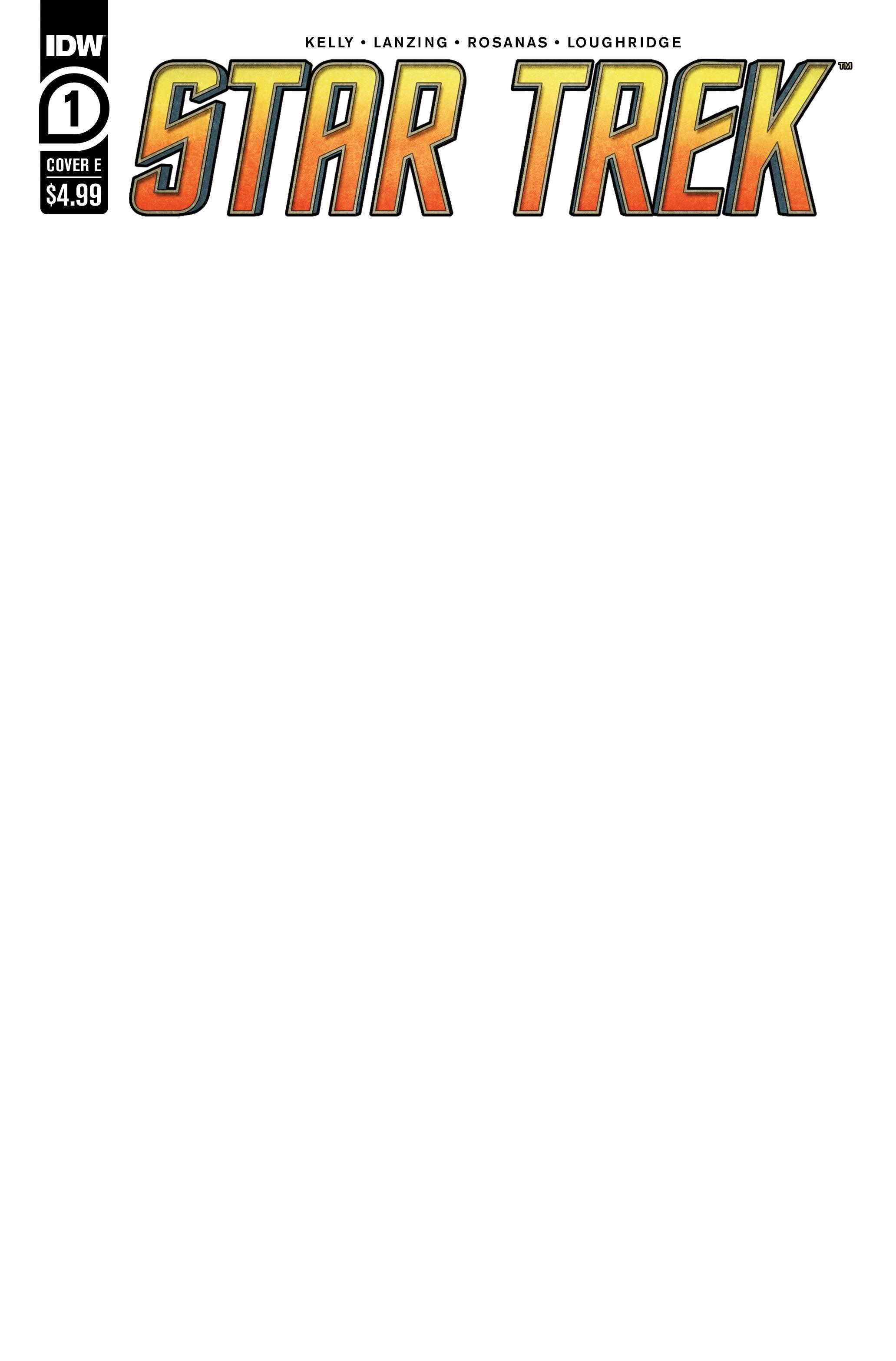 STAR TREK VOL 2 (2022) #1 CVR E SKETCH - Kings Comics