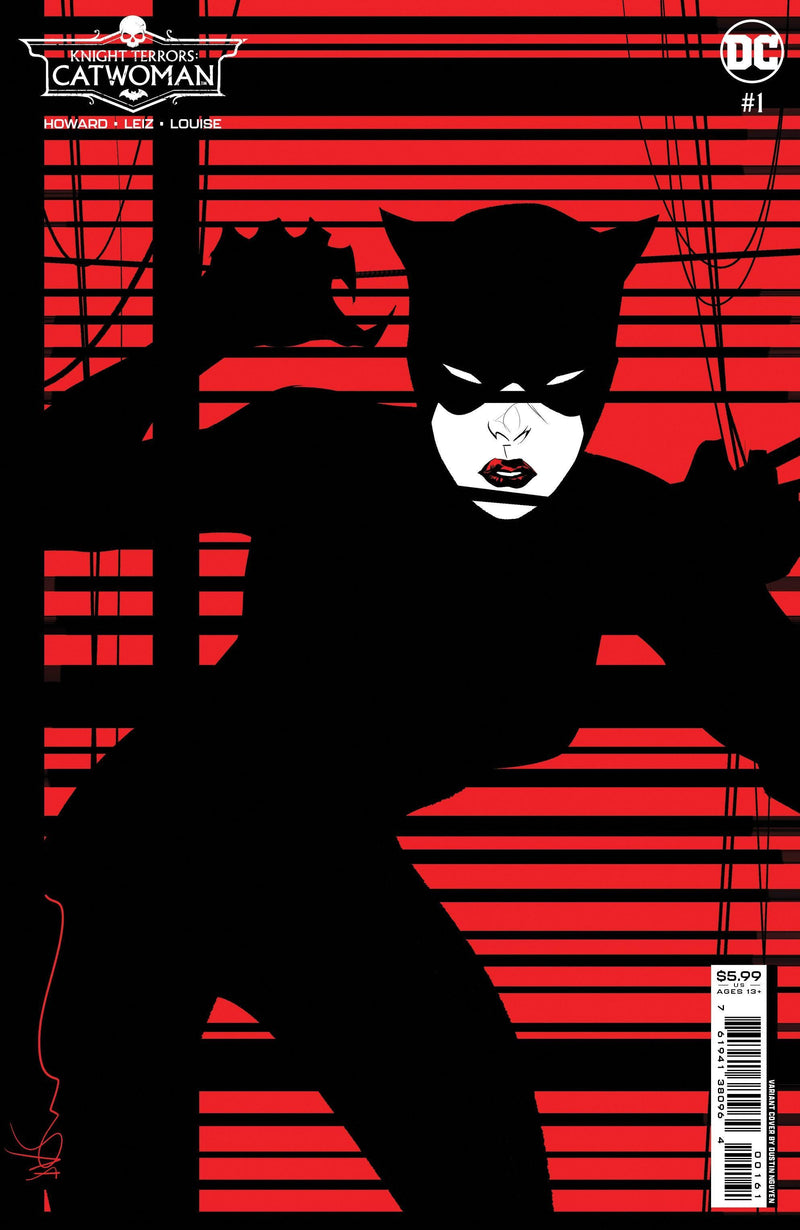 KNIGHT TERRORS CATWOMAN (2023) #1 CVR D DUSTIN NGUYEN MIDNIGHT CARD STOCK VAR