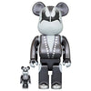 KISS DEMON CHROME 100% & 400% BEARBRICK 2PK