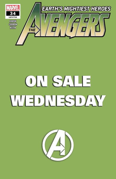 AVENGERS VOL 7 #34 MARVEL WEDNESDAY VAR