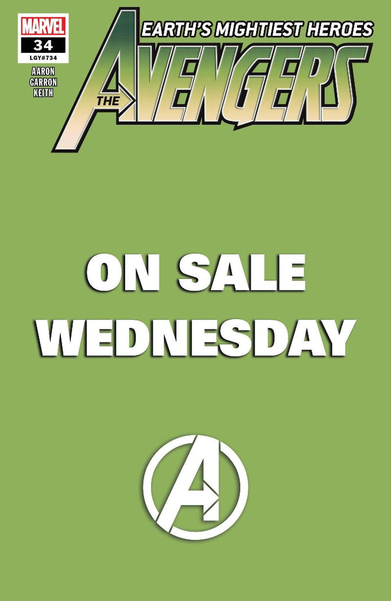 AVENGERS VOL 7 #34 MARVEL WEDNESDAY VAR