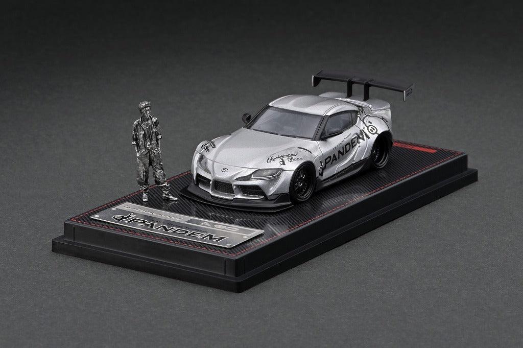IGNITION MODEL 1/64 PANDEM SUPRA A90 SILVER WITH MR. MIURA - Kings Comics