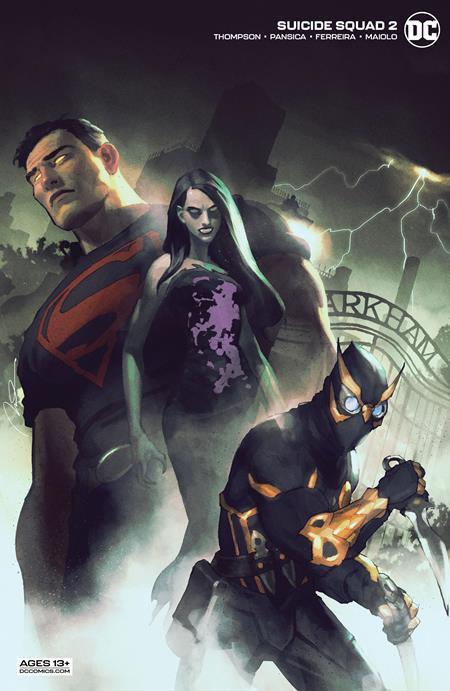SUICIDE SQUAD VOL 6 #2 CVR B GERALD PAREL CARD STOCK VAR