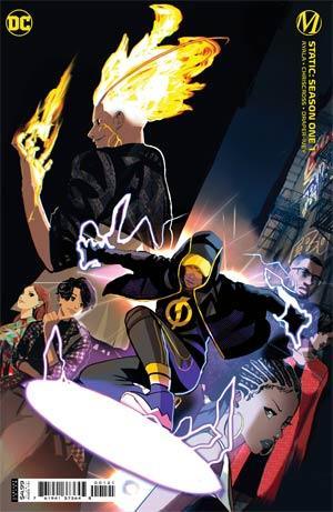 STATIC SEASON ONE #1 CVR C NIKOLAS DRAPER-IVEY NEW SCHOOL CARD STOCK VAR