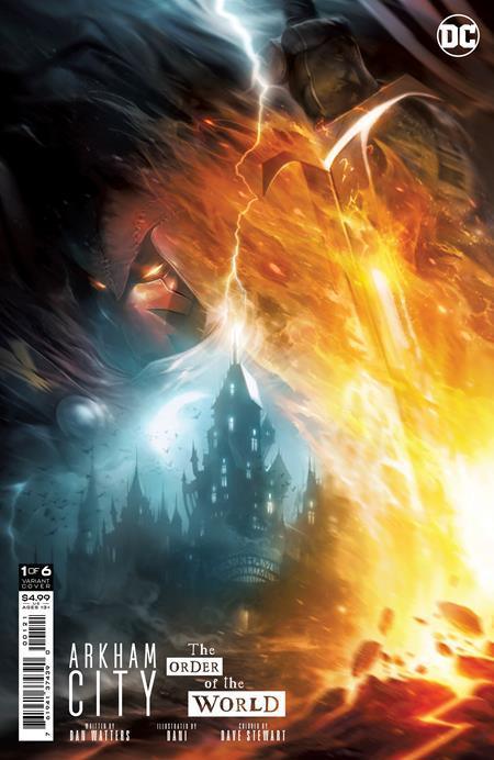 ARKHAM CITY THE ORDER OF THE WORLD #1 CVR B FRANCESCO MATTINA CARD STOCK VAR (FEAR STATE)