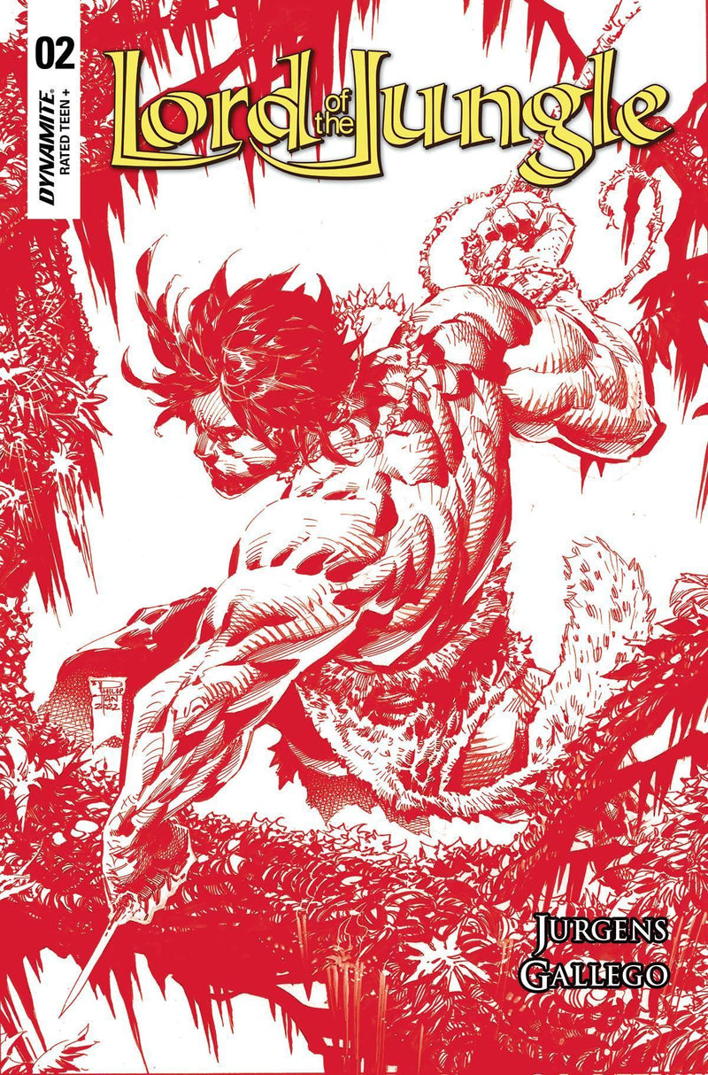 LORD OF THE JUNGLE VOL 2 (2022) #2 CVR T 10 COPY FOC INCV TAN BLOOD RED L