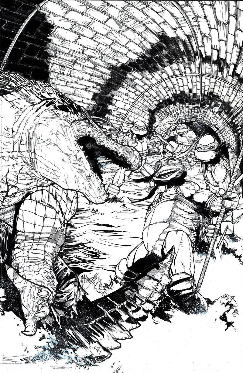 TEENAGE MUTANT NINJA TURTLES (2011) #143 CVR D 25 COPY INCV SANCHEZ B&W