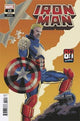 IRON MAN VOL 6 #10 CASSADAY CAPTAIN AMERICA 80TH VAR