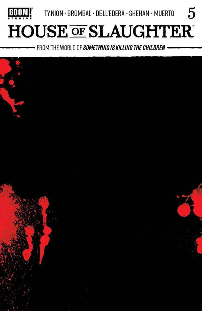 HOUSE OF SLAUGHTER (2021) #5 CVR C BLANK SKETCH VAR