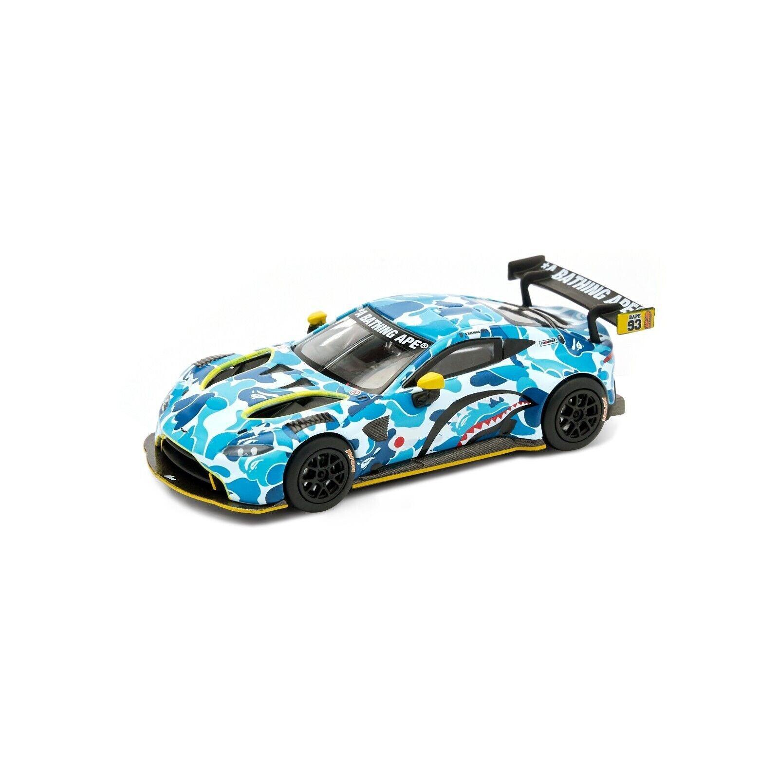 POP RACE 1/64 BATHING APE ASTON MARTIN GT3 BAPE CAMO SET - Kings Comics