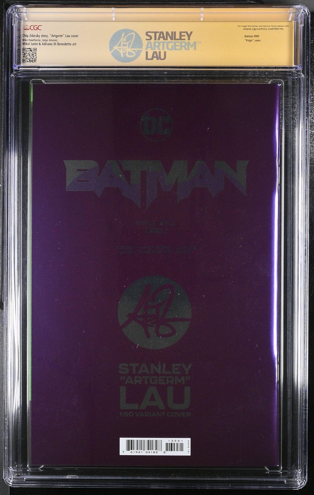 CGC BATMAN VOL 3 #135 1:50 LAU FOIL EDITION (9.8) SIGNATURE SERIES - SIGNED BY STANLEY "ARTGERM" - Kings Comics