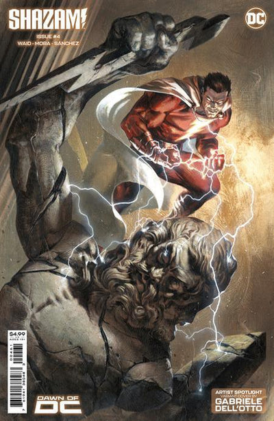 SHAZAM (2023) #4 CVR D GABRIELE DELL OTTO ARTIST SPOTLIGHT CARD STOCK VAR