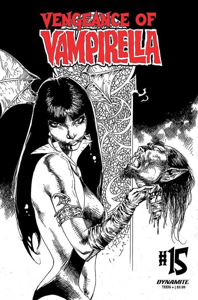 VENGEANCE OF VAMPIRELLA VOL 2 #15 11 COPY CASTRO B&W FOC INCV - Kings Comics