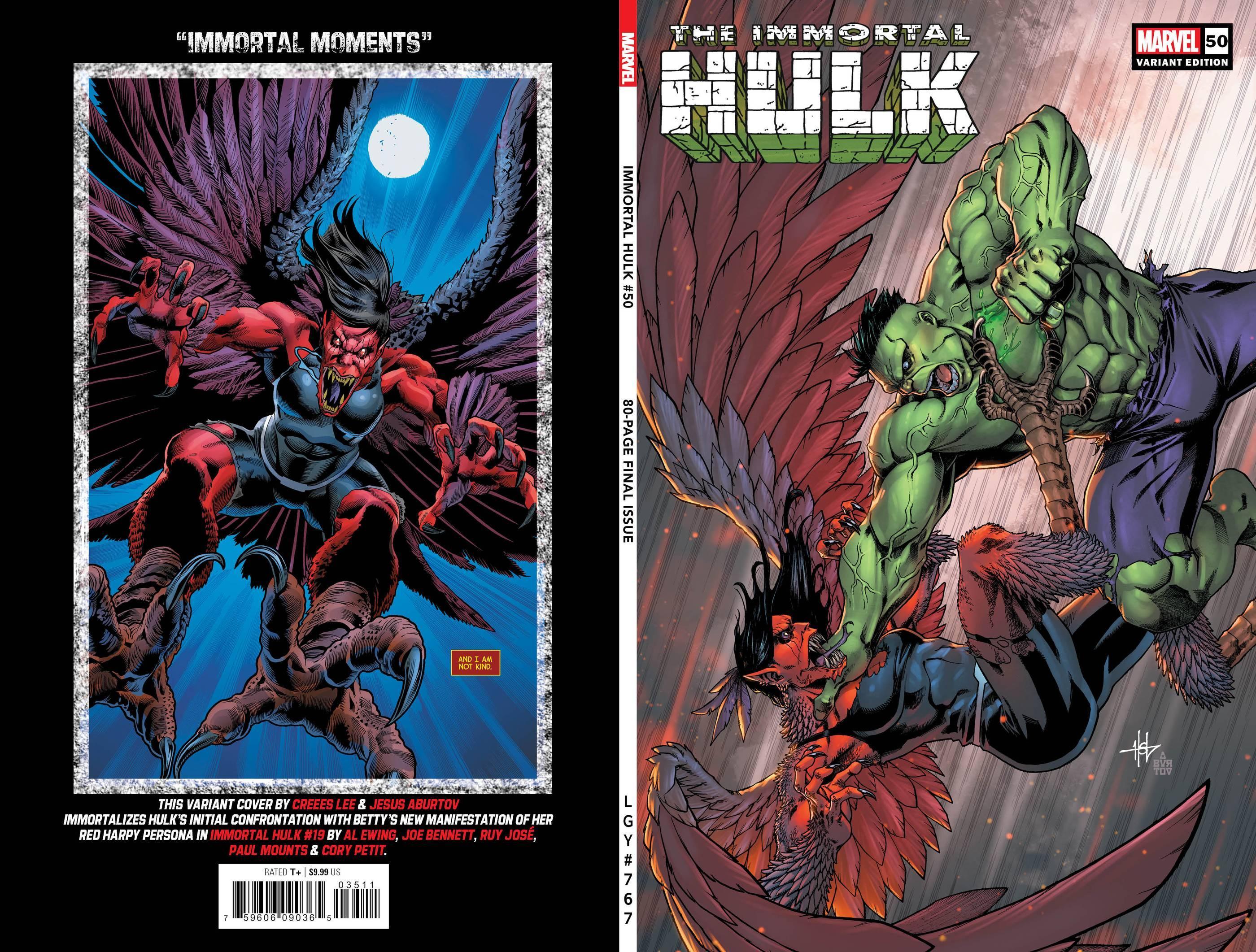 IMMORTAL HULK #50 CREEES LEE VARIANT - Kings Comics