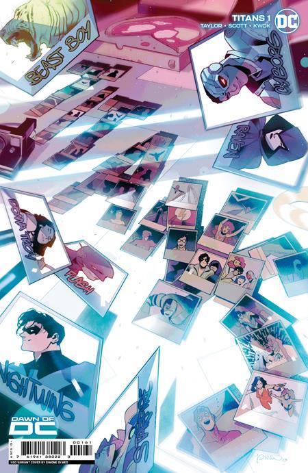 TITANS VOL 4 (2023) #1 CVR F INC 1:50 SIMONE DI MEO CARD STOCK VAR