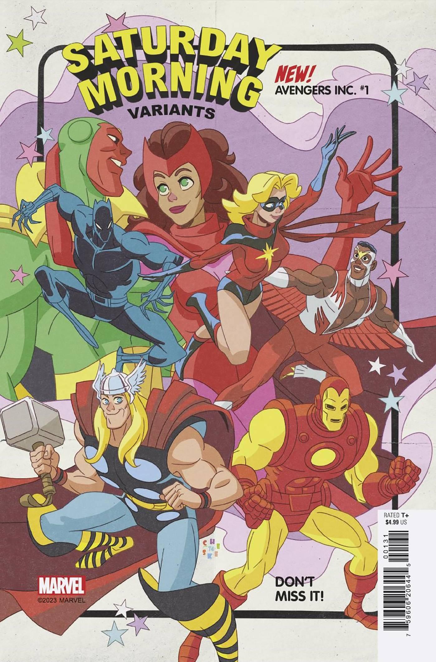 AVENGERS INC (2023) #1 SEAN GALLOWAY SATURDAY MORNING VAR - Kings Comics