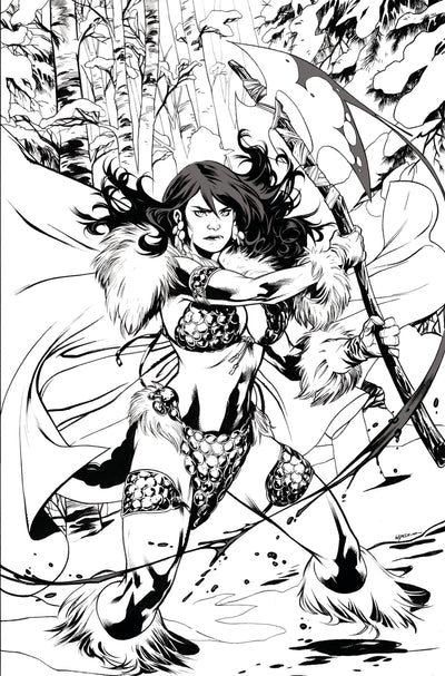 RED SONJA BLACK WHITE RED #1 CVR R 11 COPY INCV LUPACCHINO B
